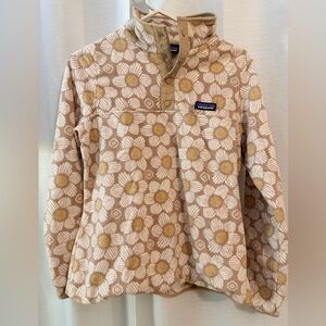 Patagonia Floral Micro D Snap Fleece
